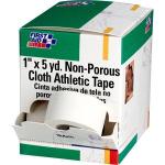 Athletic Tape, Non-Porous Cloth, 1" x 5 yd, 10 Rolls/Box